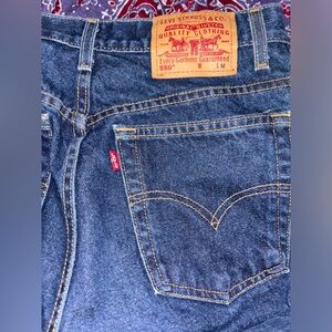 Levi’s Wonens 550 JEANS 
MIS M size 12👖
